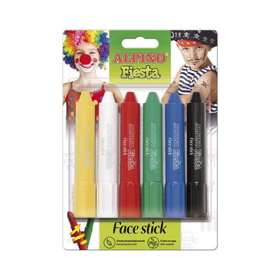 Alpino Makeup Barra Fiesta Face Stick Pack 6 C/Surtidos — image 1