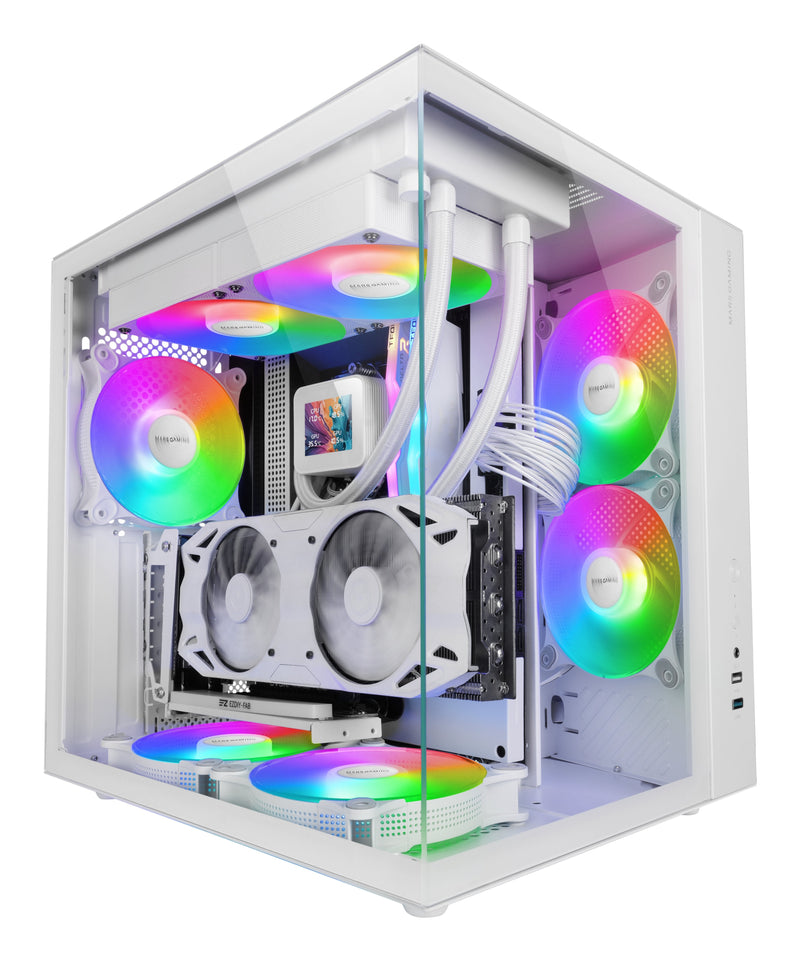 Mars Gaming Box Semitorre ATX Mcv-one Frgb White