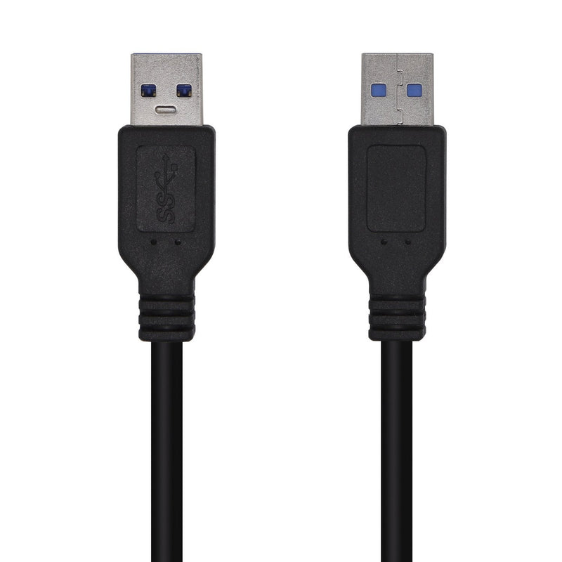 Aisens USB Cable 3.0 - Type a/m-a/M - 1M - Black