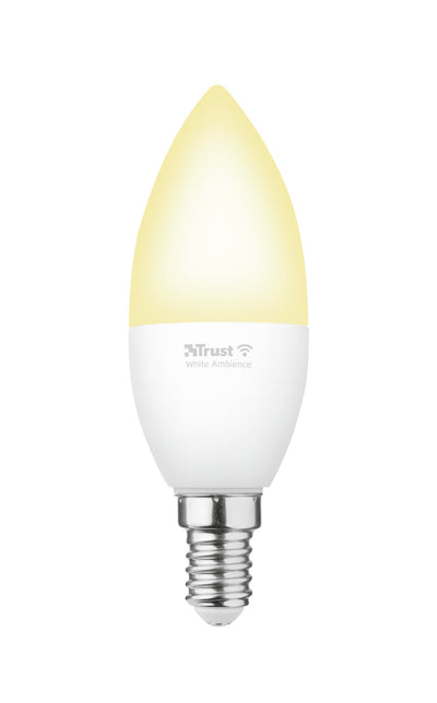 Trust E14 LED Cct Wi-Fi Smarte Wi-Fi Led-kerze, Lichtstimmung White Fassung E14, Ihrem Smartphone/Tablet a Ste — image 1