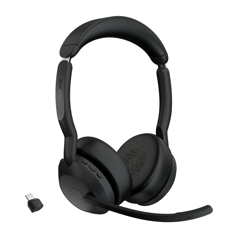 Jabra EVOLVE2 55 Auriculares Inalámbrico Diadema Bluetooth Base Charging Negro