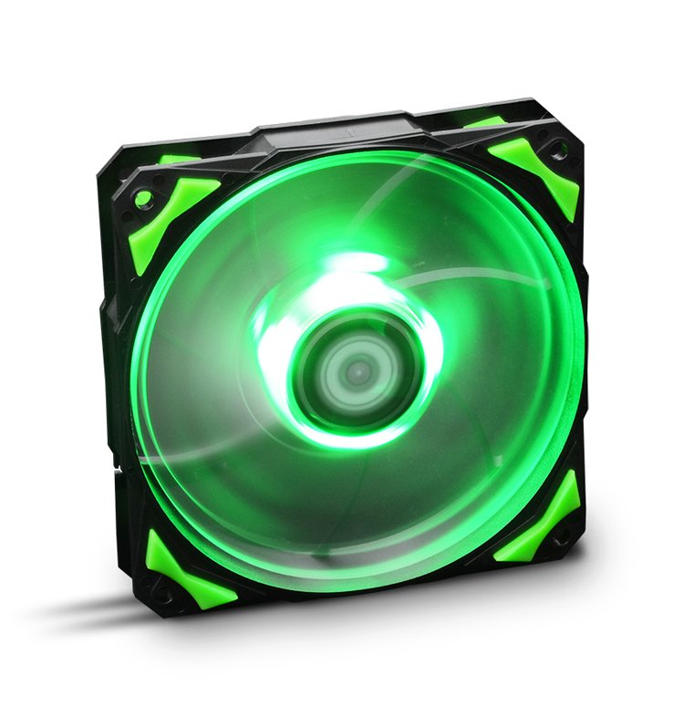 Nox Fan Box Hummer Hfan LED Green 12X12
