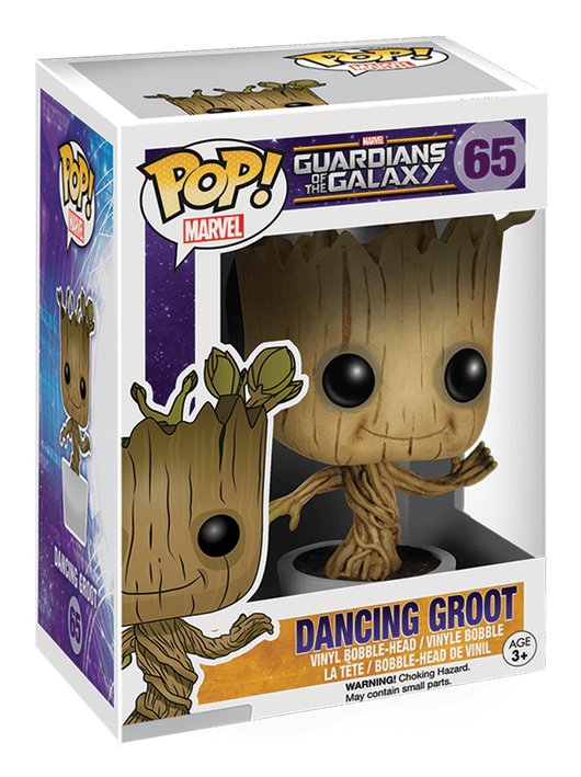Figure Pop Marvel Guardianes Galaxia Dancing Groot