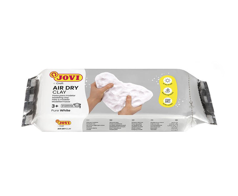 Jovi Air Dry Pastilla Pasta Modelar Endurece Air 500 Gr White
