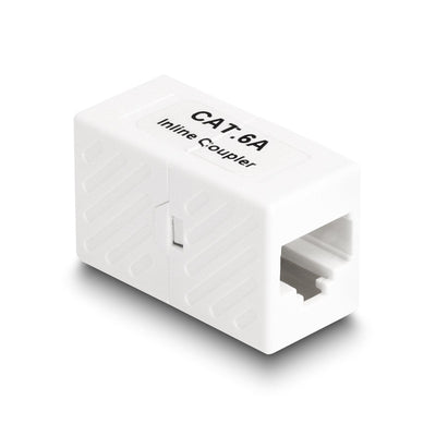 Delock Adapter RJ45 Female a RJ45 Female CAT.6A UTP White — image 1