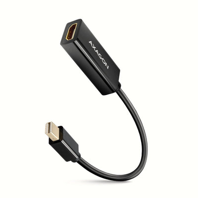 Axagon RVDM-HI14N Mini-DisplayPort Zu HDMI Adapter 4K/30 Hz, 15CM Lang - Black — image 1