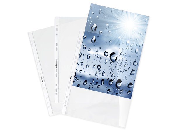 Durable Cases Documentos A4 Premium 0,08MM 100 Stck Transparent Como Glass