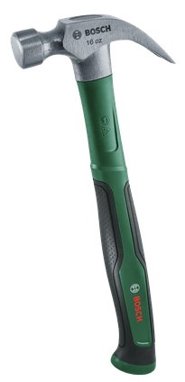 Bosch Hammer Sacaclavos 450G/16 Oz Surface Impacto Extragrande, Robusto Steel Carbono, Garra V, Handle Cómodo,