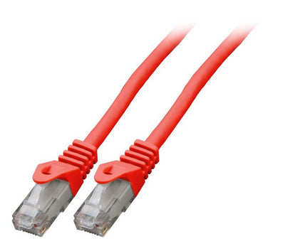 Efb RJ45 Network Cable CAT.6 U UTP Lszh Cca Red 7,5M — image 1