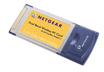 Netgear WAG511 Card PC Card Wireless Dual Band 2.4 And 5GHZ
