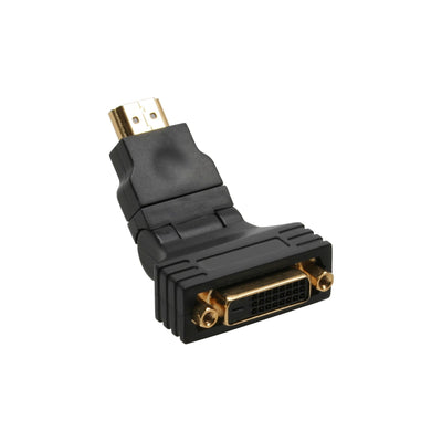 Inline Adapter HDMI a DVI HDMI Male a 24 + 1 Female Ángulo 180° — image 1