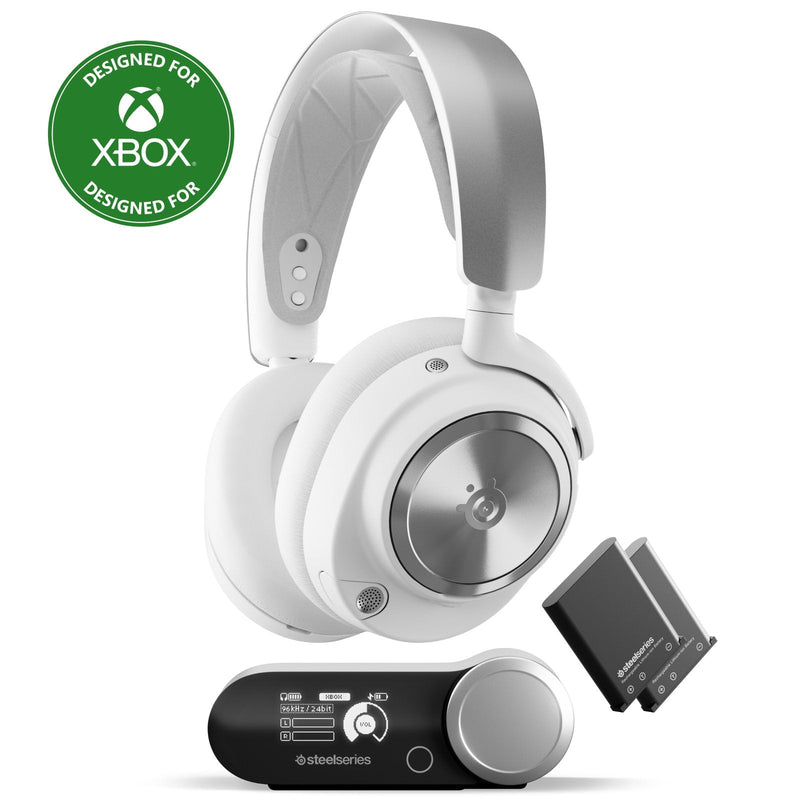 Steelseries Auriculares Arctis Nova Pro Inalámbrico X, Gaming Blanco Anc, Usb-c, Jack 61525