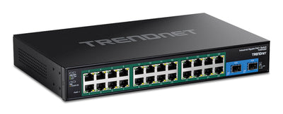 Trendnet Industrial Switch 26-PORT Gbit PoE + Rackm — image 1