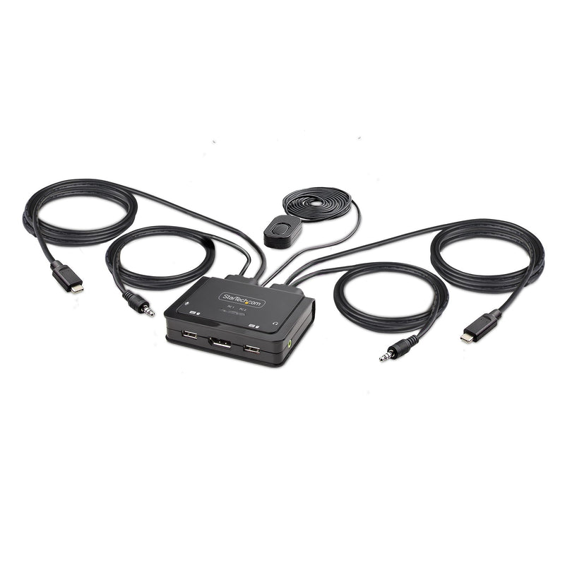 StarTech Switch .com C2-D46-UC2-CBL-KVM Switch KVM Black