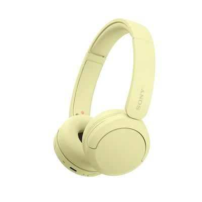 Sony Headphones Inalámbricos Wh-CH520 With Microphone Bluetooth Yellow — image 1