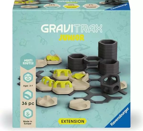 Ravensburger Gravitrax Junior Extension Multi Rutas, Ferrocarril 25570