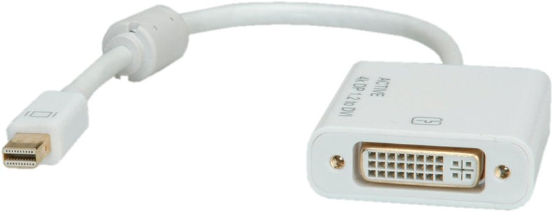 Roline 12.03.3137 Adapter Cable Vídeo 0,1M Mini DisplayPort DVI-d White