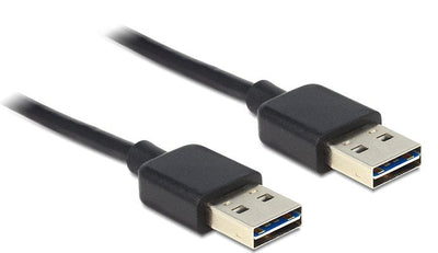 Delock 83462 Cable Easy-USB 2.0 Type-a Male Easy-USB 2.0 Type-a Male 3M Black — image 1