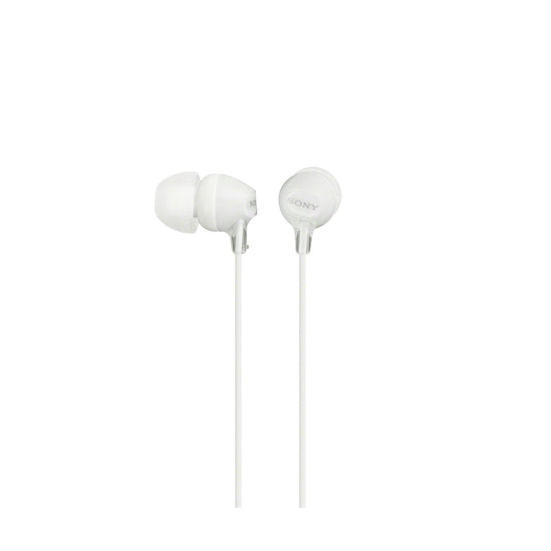 Sony Headphones Intrauditivos MDR-EX15AP With Microphone Jack 3.5 White