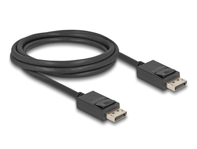 Delock 80493 Cable DisplayPort 16K 30 HZ / 8K 60 HZ 40Gbps 2M — image 1