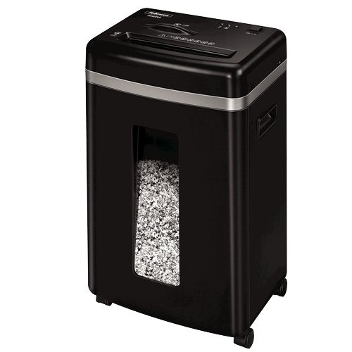 Fellowes 450M Paper Shredder Paper Manual Microcorte - Destruye Up To 9 Hojas - 22L