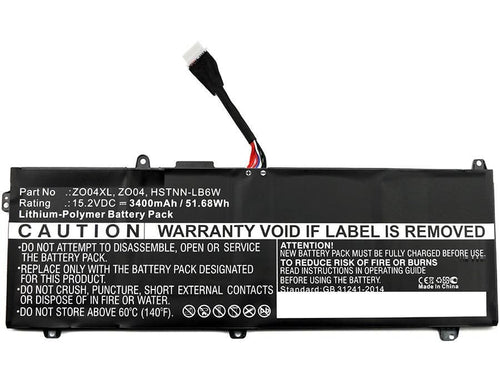 Battery Laptop HP Zbook Studio G3 15.2V 3400MAH MBXHP-BA0109 — image 1