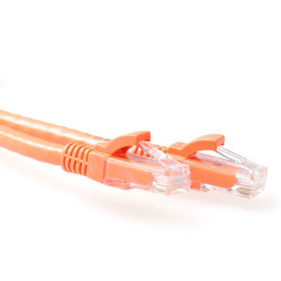 Orange 3 Meter U UTP CAT.6 Patch Cable Snagless With RJ45 Connectors — image 1