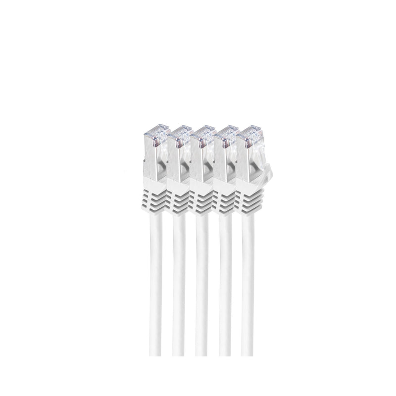 Shiverpeaks RJ45 Network Cable S FTP, CAT.7 VE5, 0,25M White