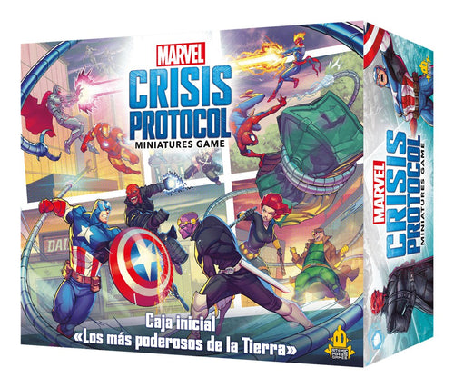 Set Of Desk Marvel Crisis Protocol Box Inicial Mas Poderosos Tierra Edad Recomendada 14 Years — image 1