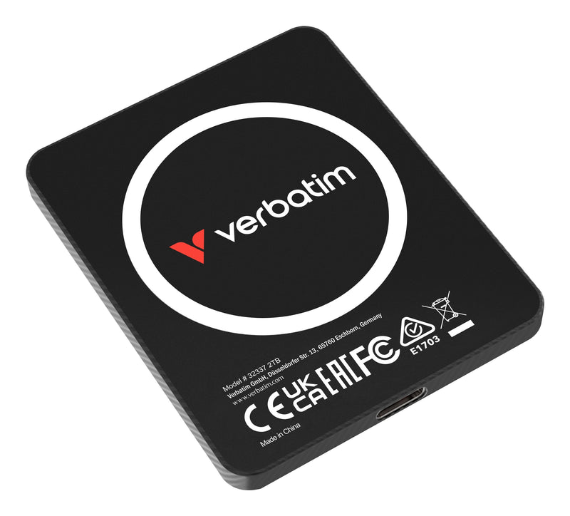 Verbatim SSD 2TB Snapback Ultra Slim SSD 2TB Black