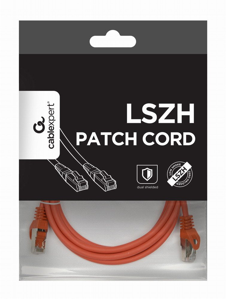 Gembird Network Cable RJ45, CAT.6A, FTP, Lszh, 2M, Red