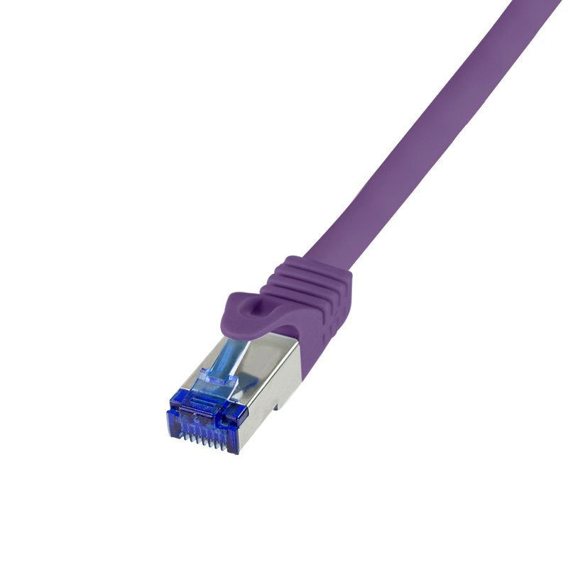 Logilink Network Cable Ultraflex, CAT.6A, S FTP, Violet 0,5M