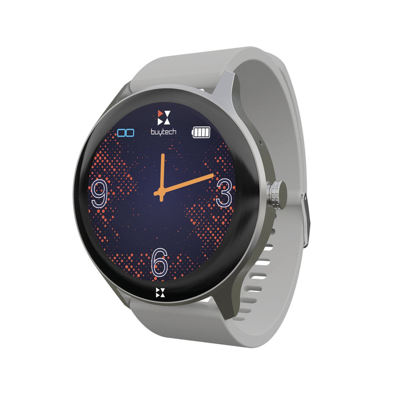 Techmade Smartwatch Buytech Beta Tondo Allum. 1.38 Silver