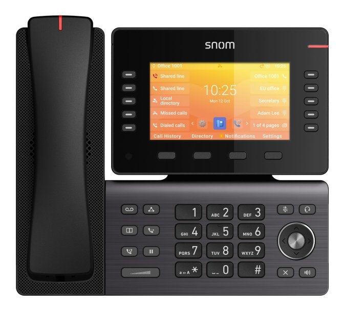 Snom Phone D892M IP Black TFT Wi-Fi