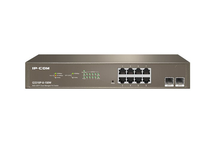 G3310P-8-150W 8GE Ports + 2 Sfp Cpnt Ports L2 Cloud