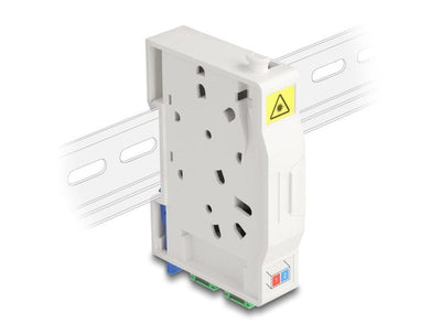 Delock 85935 Box Of Connection Fibre Optic Carril Din With Stand Empalme And 2 X Acoplador Sc Simplex — image 1