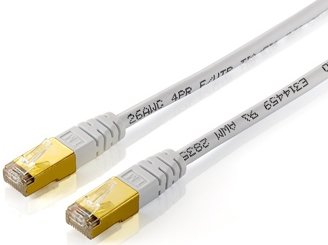 Equip Network Cable CAT.5E F/UTP 2x RJ45 10.00M White