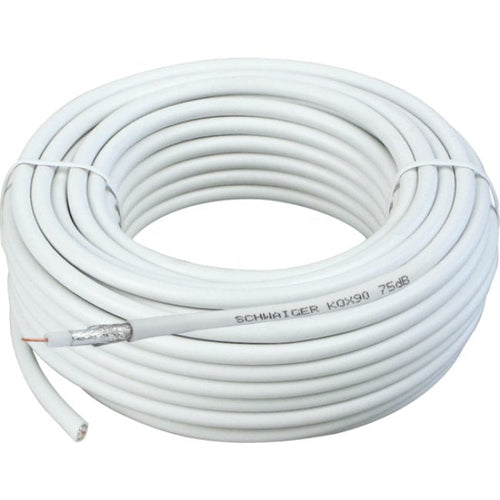 Schwaiger Koaxial-antennen-cable 75 dB 2-VÍAS 7MM 50M White — image 1
