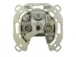 Televes Socket Antenna Stich KME04ST Bk-multimedia-stichdose
