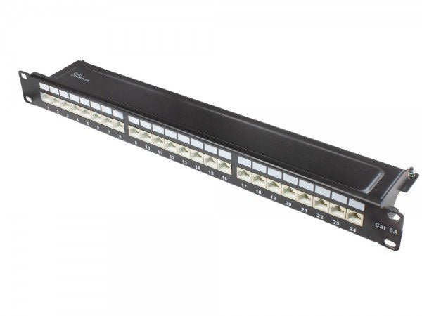 Good Connections Patchpanel 19CAT. 6A 24-P. 1 He Schw.