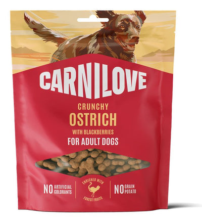 Carnilove Crunchy Ostrich With Blackberries - Premio Perros - 200G — image 1