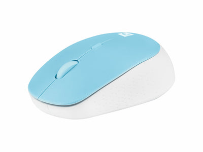 Natec Mouse Harrier 2 Optico Wireless 1600DPI Bluetooth 5.1 Blue/White — image 1