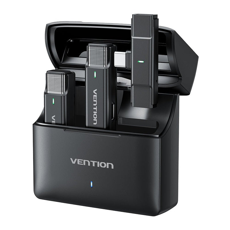 Vention Micrófono Inalámbrico Con Clip NCAB0 USB Tipo-c Includes Receptor 2 Unidades