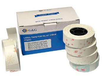 G&g Roll Labels 5ER Set With Verschiedenen Muster 15X30MM — image 1