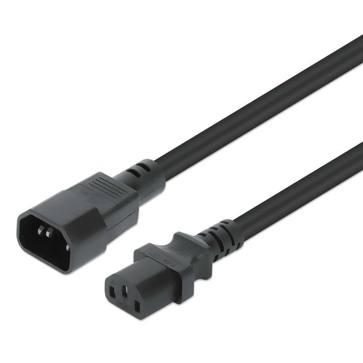 Manhattan Cable Power C13 a C14 5M Schwarzm Black