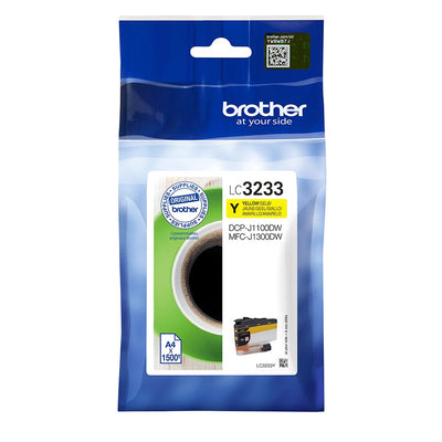 Brother Ink LC3233Y DCPJ1100DW MFCJ1300DW Ori Yellow — image 1