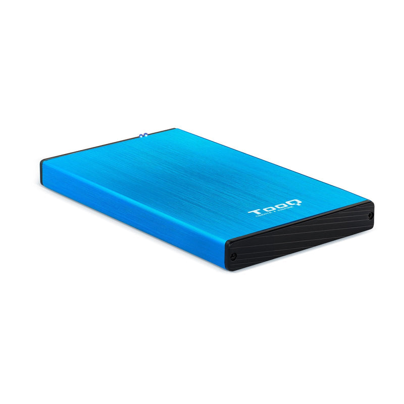 TooQ Housing External HDD/Sdd 2.5 Up To 9,5MM SATA USB 3.0 - Blue