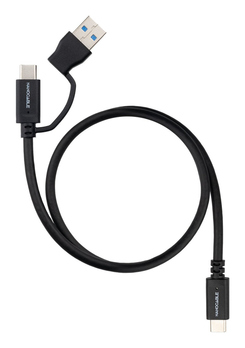 USB Cable -c+usb-a/M-usb-c/M 3.2 GEN2 60W 4K 2M