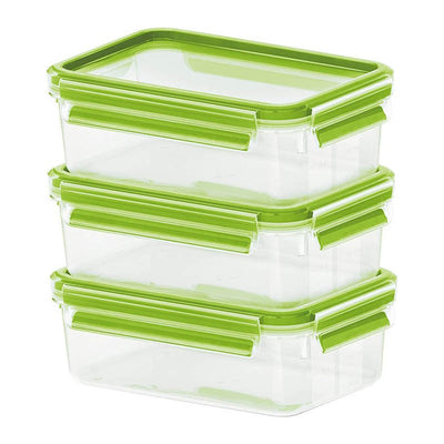 Emsa Clip Alimentos And Closure 515583 Transparent/Green 0,55L 3P Set — image 1