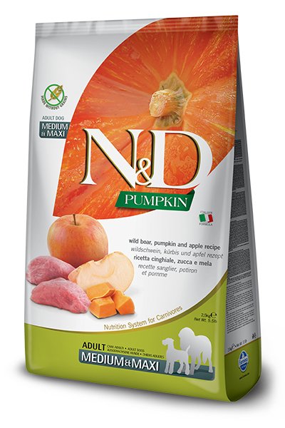 Farmina N&d Gf Pumpkin Boar&apple Adult Medium/Maxi - Sucha Karma Dla Psa - 12KG — image 1